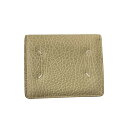 【中古】Maison Margiela 財布 S56UI0140 ベージュ 【120325】(メゾンマルジェラ)
