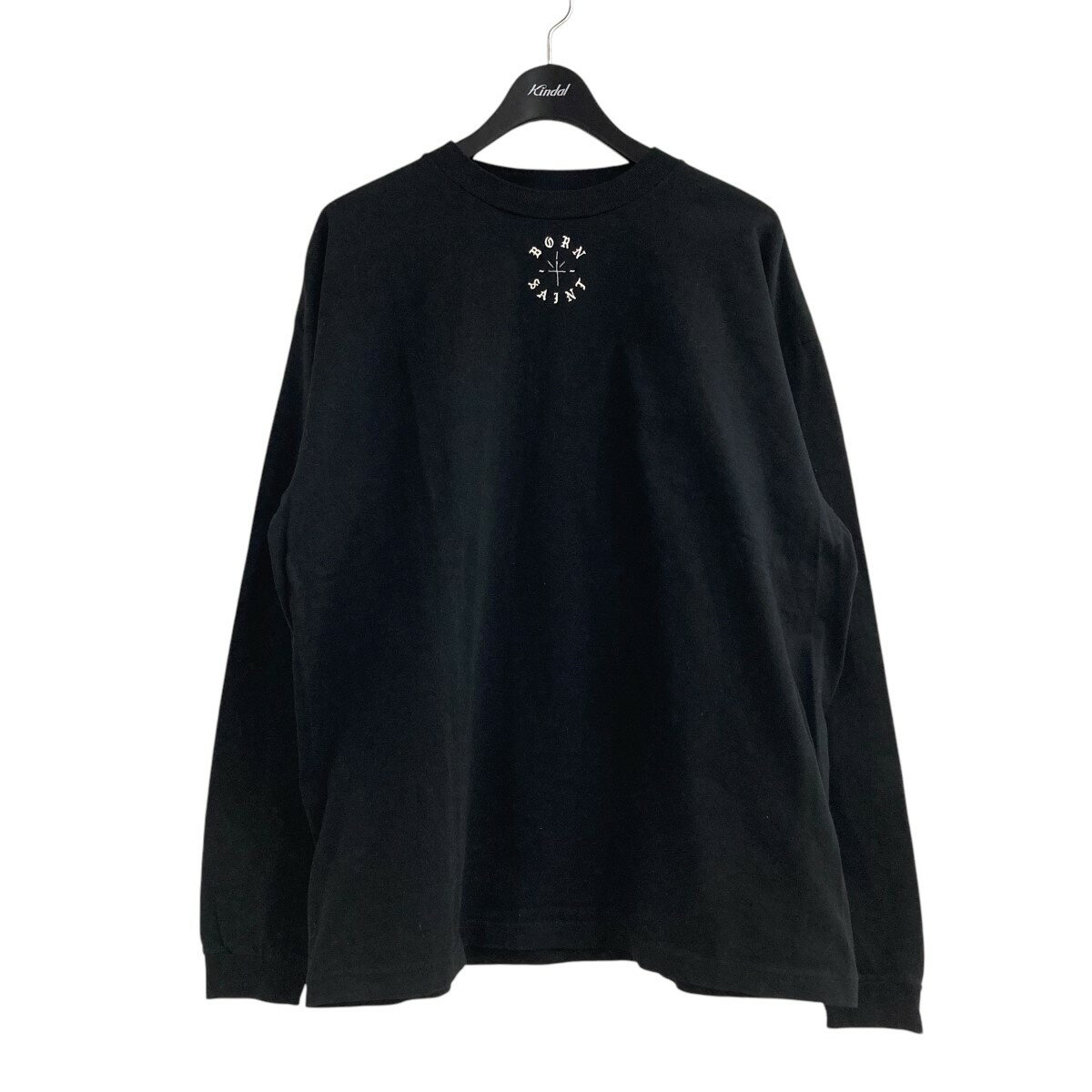 【中古】SAINT MICHAEL×BORN RASED　BR LS TEE プリントカットソー SM-YS8-0000-C08 ブラック サイズ：XL 【120325】（セントマイケル）