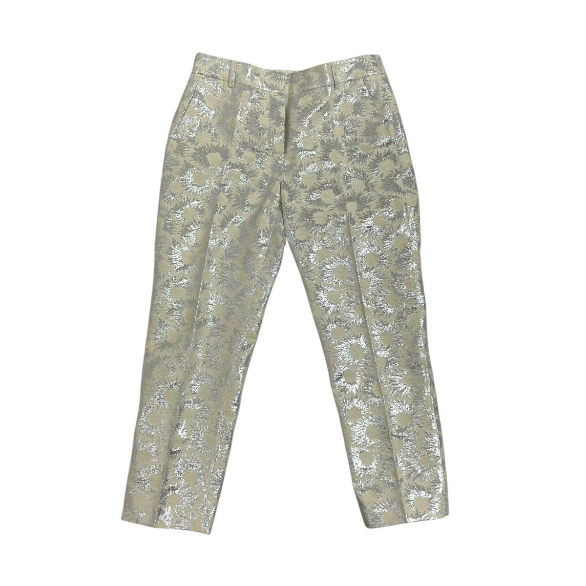 【中古】MAX MARA WEEK END LINE パンツ 51311257 ベージュ×シルバー サイズ:36 【130325】(マックスマーラウィークエンドライン)