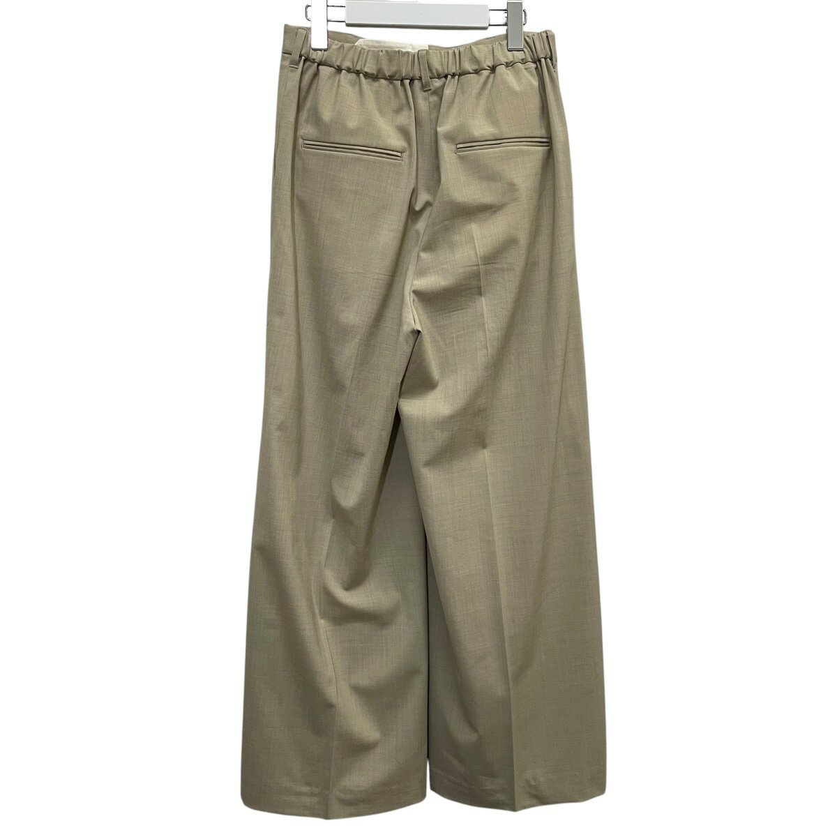 【中古】FRAMeWORK　ウォッシャブルTSタックワイドパンツ 23-030-220-3180-2-0 ベージュ サイズ：40 【130325】（フレームワーク）