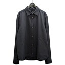 【中古】HERNOクレープ・フルイド シャツ GI000437U-33421-9200 ネイビー サイズ:50【価格見直し】