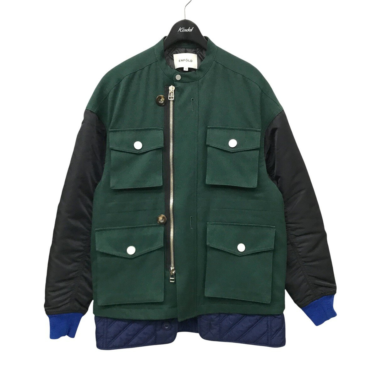 ENFOLD エンフォルド コート(その他) 紺x緑 0372425M0055 楽天市場】ENFOLD(カラーグリーン)(コート・ジャケット