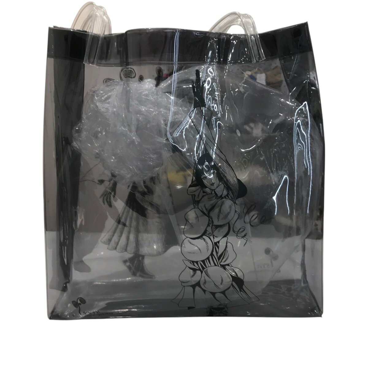 【中古】s’yte YOHJI YAMAMOTO×JUNJI ITO　PVCトートバッグ 【130325】（サイトヨウジヤマモト×伊藤潤二）