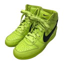 【中古】NIKE×AMBUSH 【DUNK HI AMBUSH】 ハイカットスニーカー CU7544-300 アトミックグリーン サイズ:24 【140325】(ナイキ×アンブッシュ)(4)