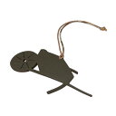 【中古】HERMES ヘリコプターチャーム グレー×ブラウン 【140325】(エルメス)
