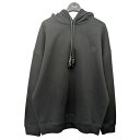 【中古】LOEWEリラックスフィット フーディー プルオーバーパーカー ブラック サイズ:M【価格見直し】