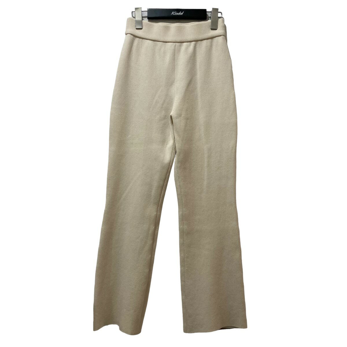 【中古】MUSE de Deuxieme Classe Diner B RIB リブニットパンツ 22030500424030 ホワイト サイズ:34 【150325】(ミューズデドゥーズィエムクラス)