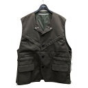 【中古】Tamme 23SS K-2B FARMERS VEST ファーマーズベスト 23S0083 グリーン サイズ:2 【150325】(タム)
