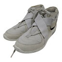 【中古】NIKE×FEAR OF GODスニーカー AT8087-001 アイボリー サイズ:26.0cm【価格見直し】