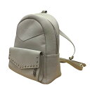 【中古】JIMMY CHOO無地 リュック アイボリー【価格見直し】