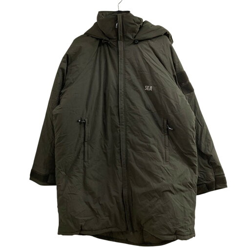 【中古】WILD THINGS×WIND AND SEAダウンコート WT22525SN-WAS グリーン サイズ:L【価格見直し】 【中古】WILD THINGS×WIND AND SEAダウンコート WT22525SN-WAS グリーン サイズ:L【価格見直し】