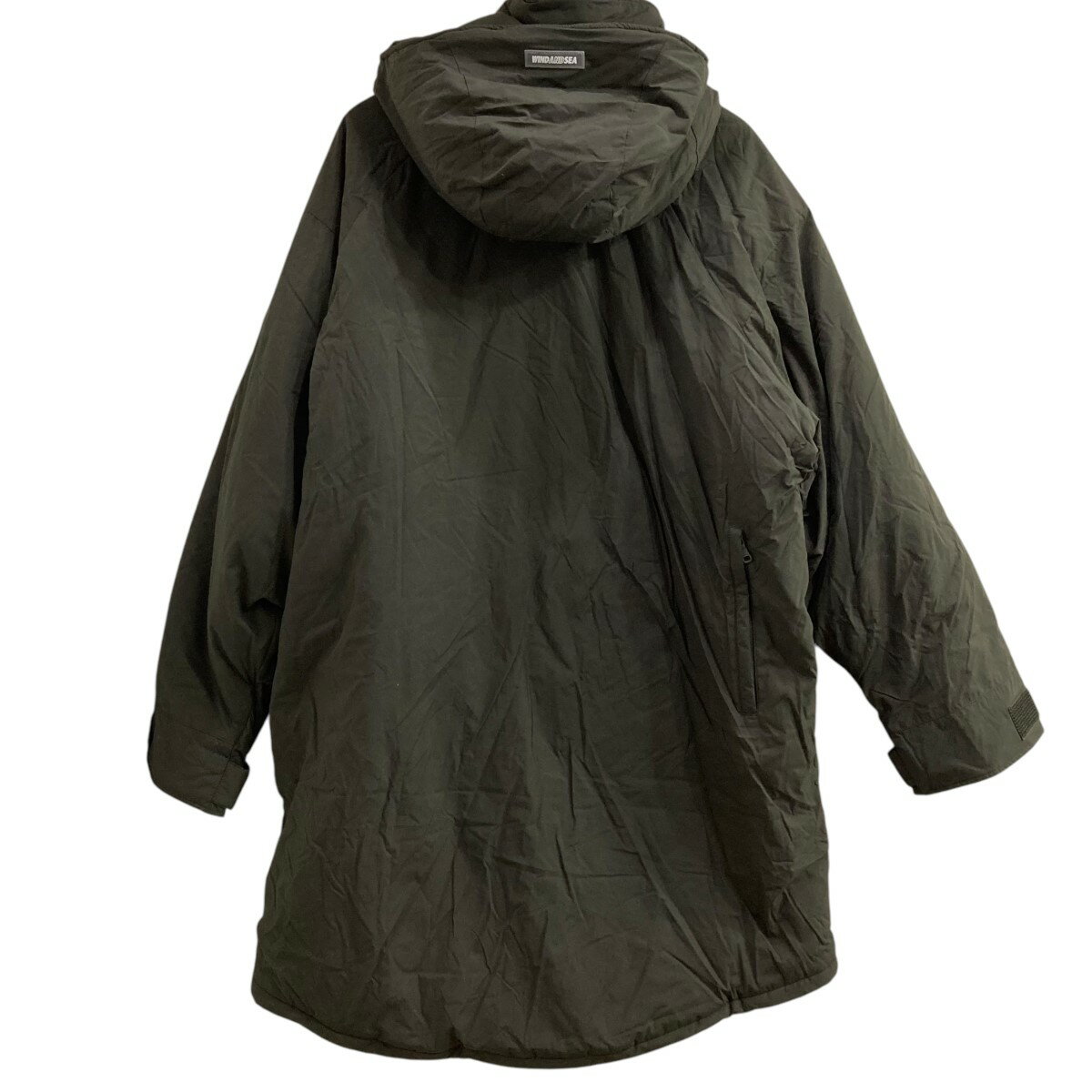 【中古】WILD THINGS×WIND AND SEAダウンコート WT22525SN-WAS グリーン サイズ：L【価格見直し】