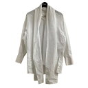 【中古】Demi-Luxe BEAMS ストールブラウス 64-11-0047-287 ホワイト サイズ:36 【150325】(デミルクスビームス)
