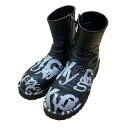 【中古】KIDS LOVE GAITE ジップアップブーツ KLGS-0003 ブラック サイズ:7 【150325】(キッズラブゲイト)