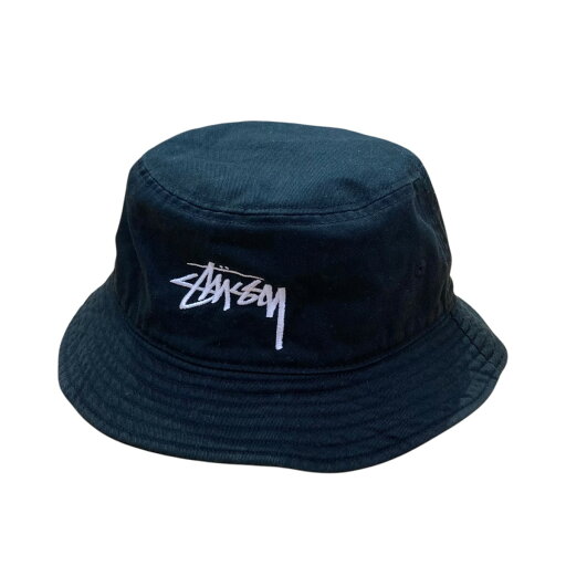 【中古】stussy ハット ブラック サイズ:L/XL 【150325】(ステューシー) 【中古】stussy ハット ブラック サイズ:L/XL 【150325】(ステューシー)