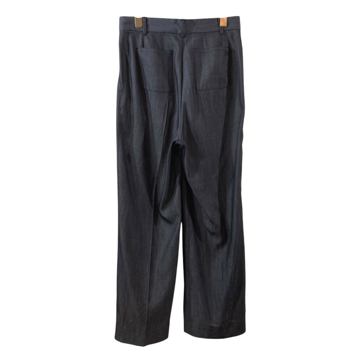 【中古】BALLSEY　セルロースデニム セミワイドパンツ スラックス 11-04-41-04001 ネイビー サイズ：34 【150325】（ボールジー）