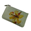 【中古】BALENCIAGA グラフィックカードケース ライトグリーン 【150325】(バレンシアガ)