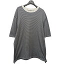 【中古】SUMARI ボーダーTシャツ S2302-1007 ネイビー サイズ:1 【160325】(シュマリ)