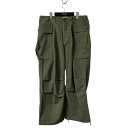 【中古】HERILL25SS M43 HBT pants 25 030 HL 8100 10 オリーブ サイズ:3【価格見直し】(4)