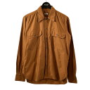 【中古】ORIAN 長袖シャツ ORIAN-CO1 ブラウン サイズ:XS 【170325】(オリアン)