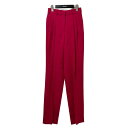 【中古】STELLA McCARTNEY Lara Tailored Trousers タックトラウザーパンツ 603697 ピンク サイズ:34 【17032...