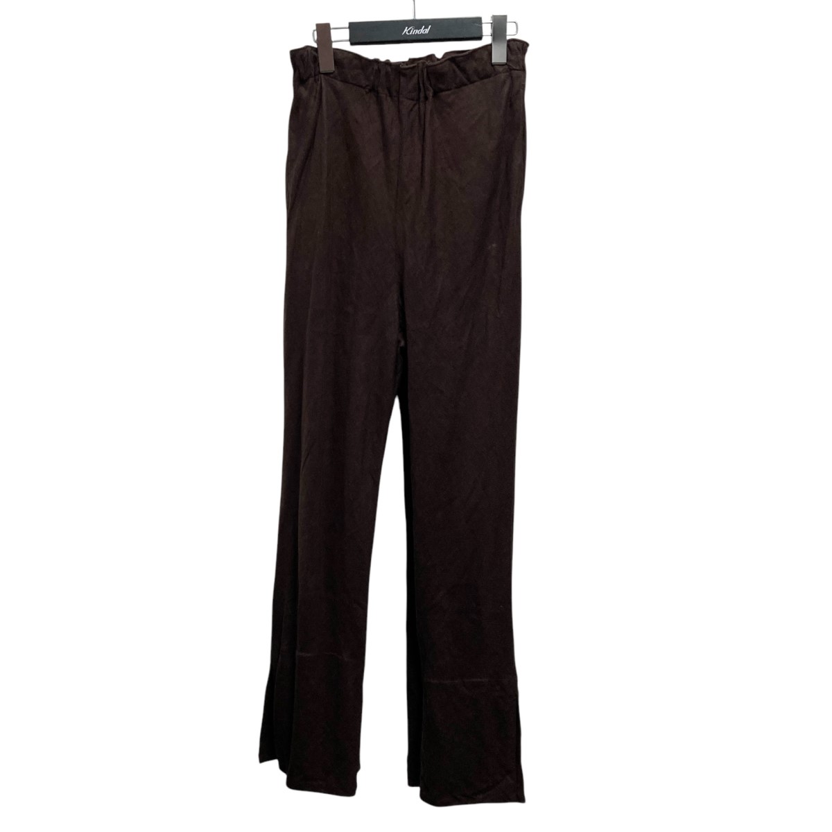 【中古】Raspail 24SS リネンイージーパンツ ブラウン サイズ:36 【170325】(ラスパイユ)