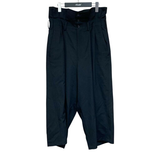 【中古】LIMI feu 24AW ウールワイドスラックスパンツ LO-P13-111 ブラック サイズ:2 【180325】(リミフゥ) 【中古】LIMI feu 24AW ウールワイドスラックスパンツ LO-P13-111 ブラック サイズ:2 【180325】(リミフゥ)