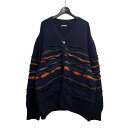 【中古】Tamme 22AW ニットカーディガン ネイビー サイズ:3 【190325】(タム)
