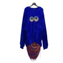 【中古】doubletモンスタートレーナー 23AW48KN119 ブルー サイズ:M【価格見直し】