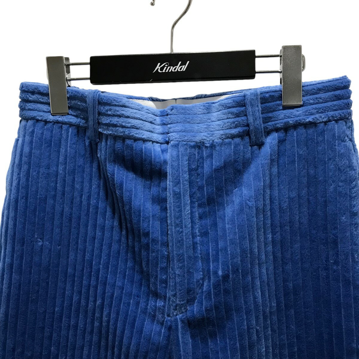 【中古】BLAMINK23AW コーデュロイパンツ 7914-299-0346 ブルー サイズ：34【価格見直し】