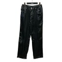 【中古】MM6 Maison Margiela レーヨンパンツ S62LB0010 ブラック サイズ:38 【190325】(マルタンマルジェラ)
