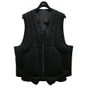 【中古】refomedSAND BAG DOWN VEST サンドバッグダウンベスト REVE-001 ブラック サイズ:3【価格見直し】