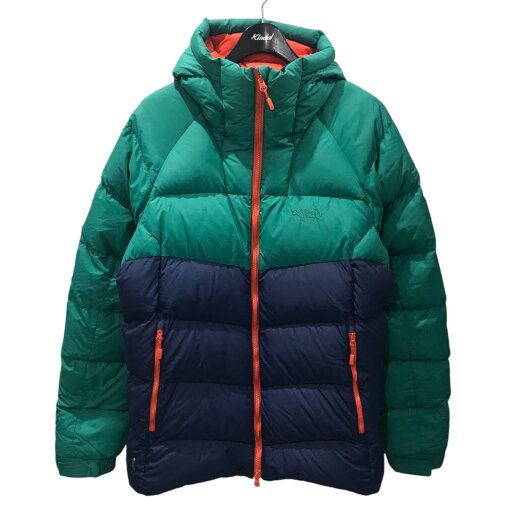 【中古】Rabダウンジャケット Asylum Jacket アサイラムジャケット QDA-72 ブルー・グリーン・オレンジ サイズ:L【価格見直し】 【中古】Rabダウンジャケット Asylum Jacket アサイラムジャケット QDA-72 ブルー・グリーン・オレンジ サイズ:L【価格見直し】
