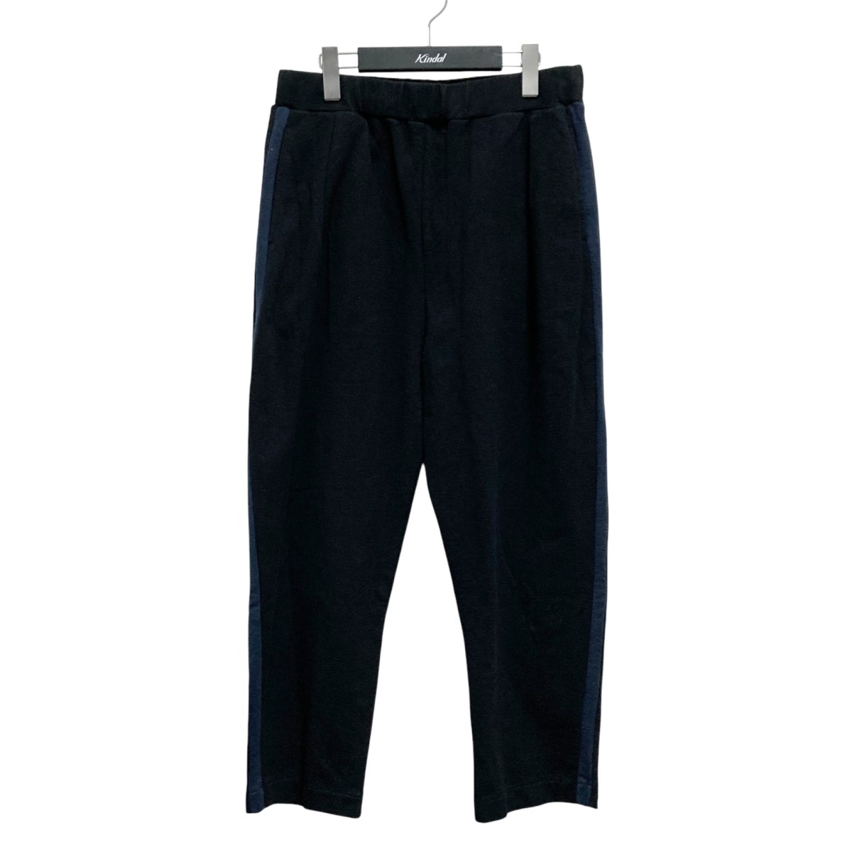 【中古】JOURNAL STANDARD LUXE 23SS ロージャージー ラインパンツ 23070440055020 ブラック 【200325】(ジャーナルスタンダードラックス)