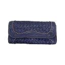 【中古】robita 長財布 ネイビー 【210325】(ロビタ)