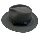 【中古】SPEIE’Sクラシカルワイドプリムハット グレー サイズ:7 1/4【価格見直し】
