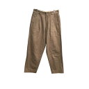【中古】YAECA 1タックパンツ 61654 ブラウン サイズ:28 【210325】(ヤエカ)