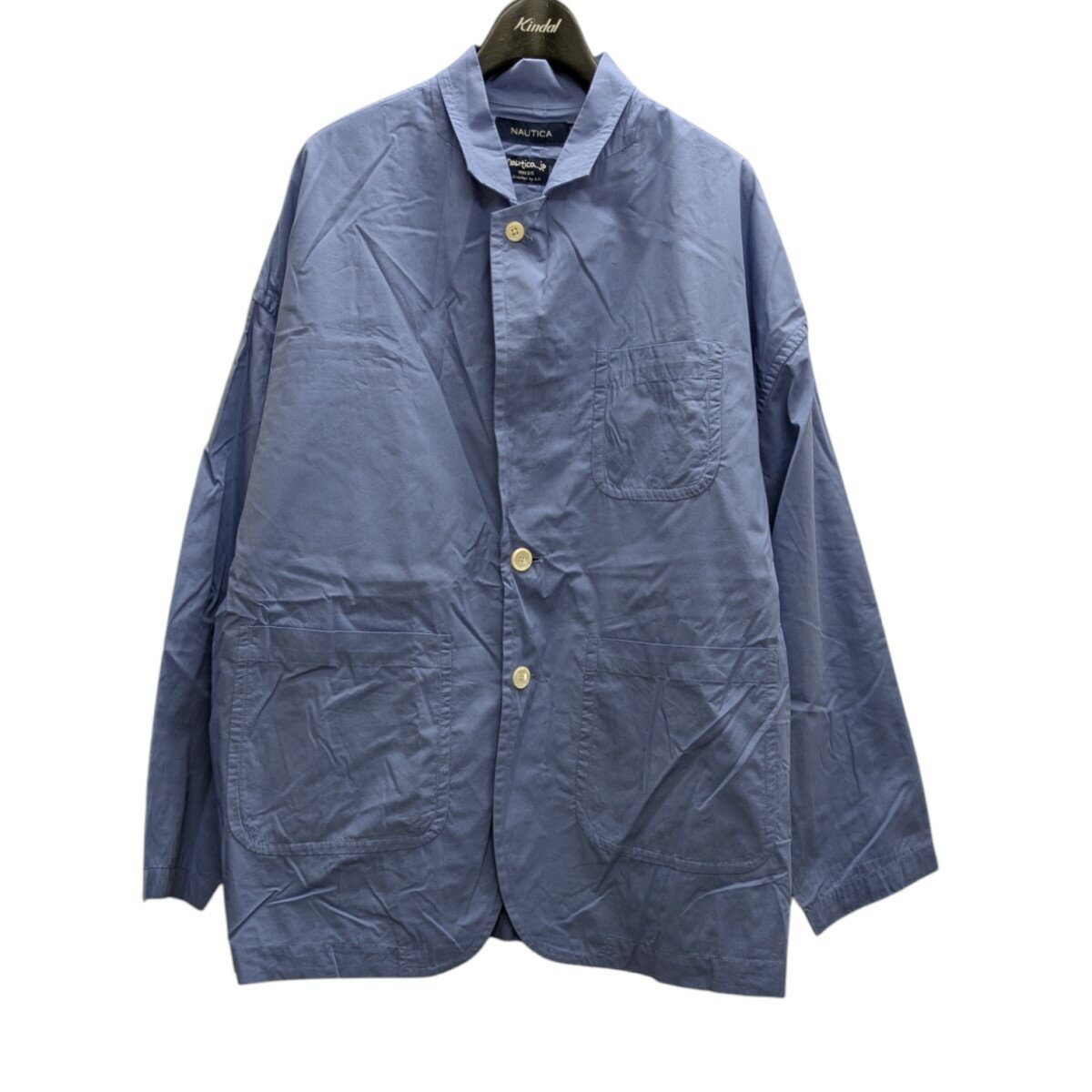 【中古】NAUTICAテーラードジャケット ブルー サイズ:M【価格見直し】