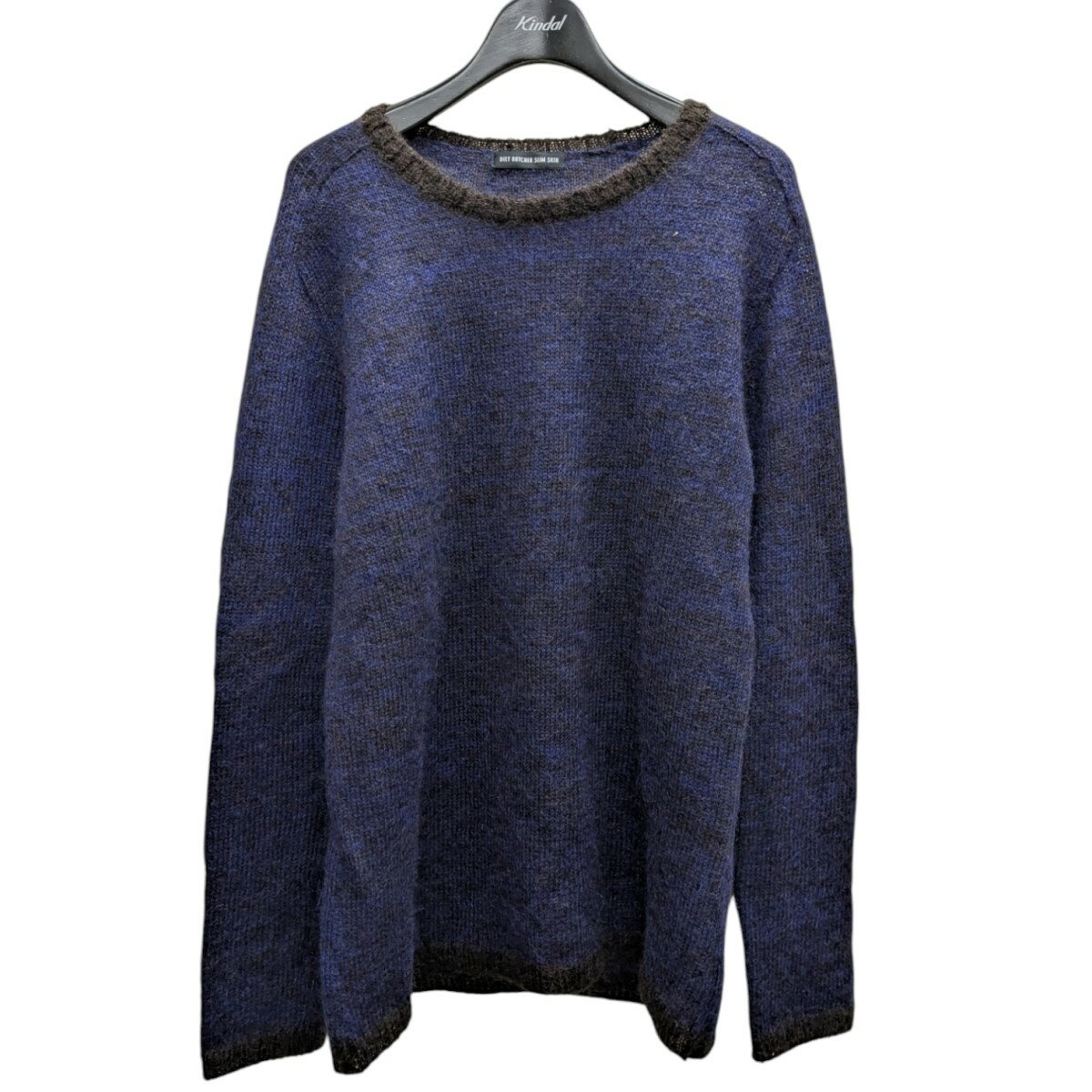 【中古】DIET BUTCHER SLIM SKIN14AW モヘア混セーター パープル サイズ：1【価格見直し】