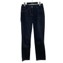 【中古】CHANELデニムパンツ P57577V43699 ブラック サイズ:34【価格見直し】