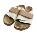 【中古】BIRKENSTOCK KYOTO キョウト アイボリー サイズ:26.5 【230325】(ビルケンシュトック)