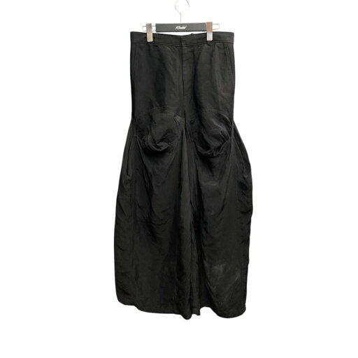 【中古】Y. PROJECTデザインニーワイドパンツ ブラック サイズ:XXS【価格見直し】 【中古】Y. PROJECTデザインニーワイドパンツ ブラック サイズ:XXS【価格見直し】