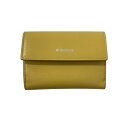 【中古】JIL SANDER 3つ折り財布 イエロー 【250325】(ジルサンダー)