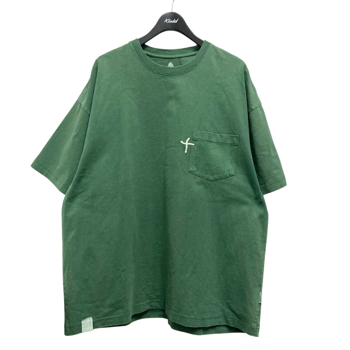 AUTHENTICSポケットTシャツ グリーン サイズ：4