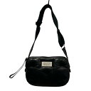 【中古】Maison Margiela 11 グラムスラムレザーショルダーバッグ SB1WB0002 ブラック 【250325】(メゾンマルジェラ11)