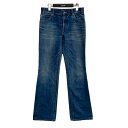 【中古】CELINE23AW ダークユニオンウォッシュ デニム デニムパンツ N42A 365M 07DU インディゴ サイズ:26【価格見直し】