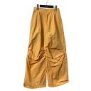 【中古】MAISON SPECIAL パラシュートパンツ 21241465311 オレンジ サイズ:38 【250325】(メゾンスペシャル)