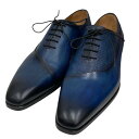 【中古】MAGNANNIレザーシューズ 21464 ブルー サイズ:40【価格見直し】
