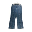 【中古】MURRAL Tucked slit denim デニムパンツ MU23SS-1203 インディゴ サイズ:0 【260325】(ミューラル)(4)
