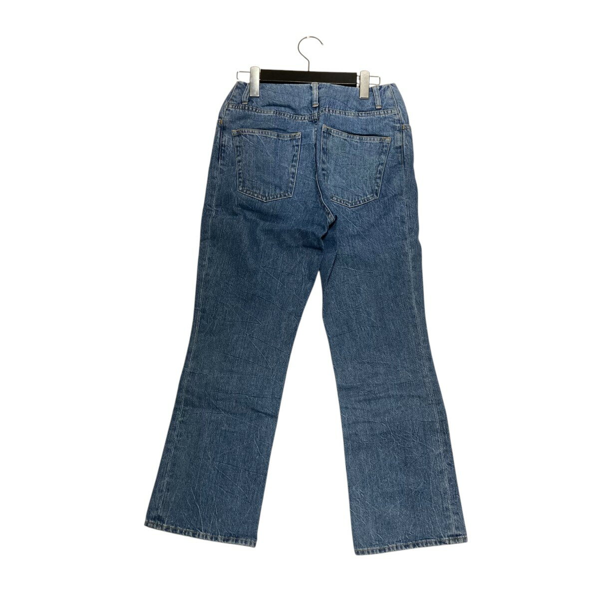 【中古】MURRALTucked slit denim デニムパンツ MU23SS-1203 インディゴ サイズ：0【価格見直し】